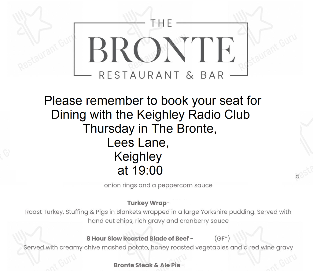 Dining at the club 12th February 2026